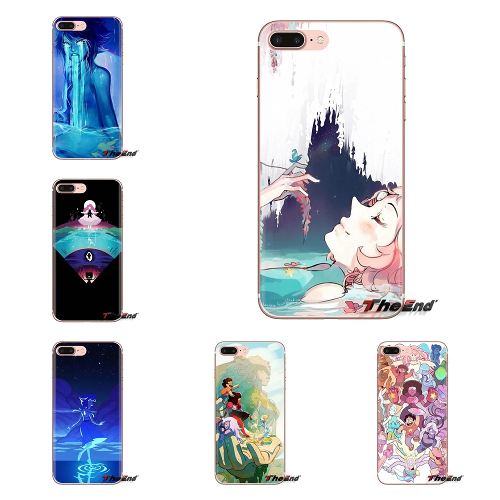 Steven Universe Doodl Crystal Gem Silicone Cover For Huawei G7 G8 P7 P8 P9 P10 P20 P30 Lite Mini Pro P Smart Plus 2017 2018 2019 |