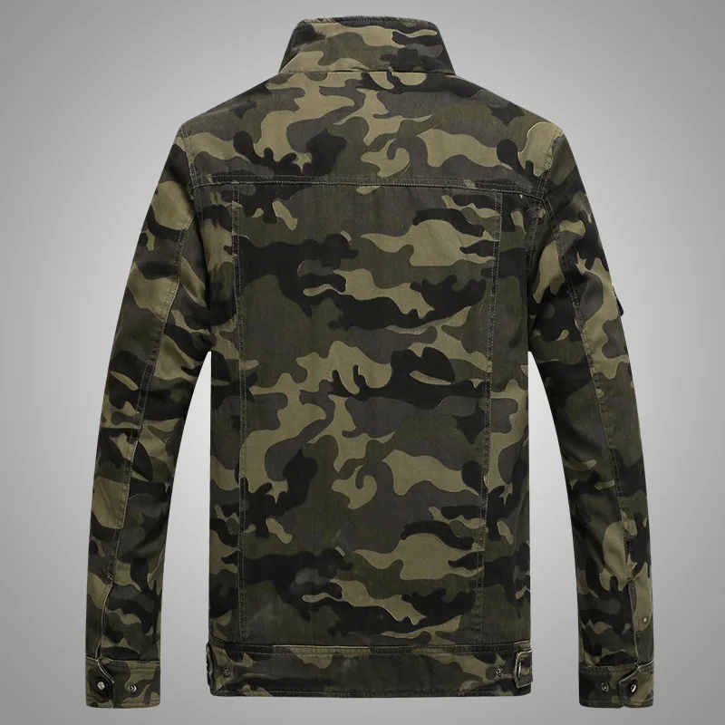 Promo  New 2019 Army Military Jacket Men Tactical Camouflage Casual Fashion Bomber Jackets Plus size M-XXX