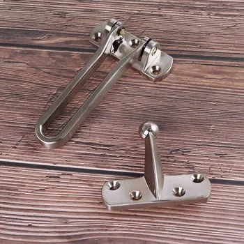 

Metal Door Hasp Lock Safety Strong Durable Home Chain Lock Guard Catch Door Fastens Lock for Security Tools Accessories