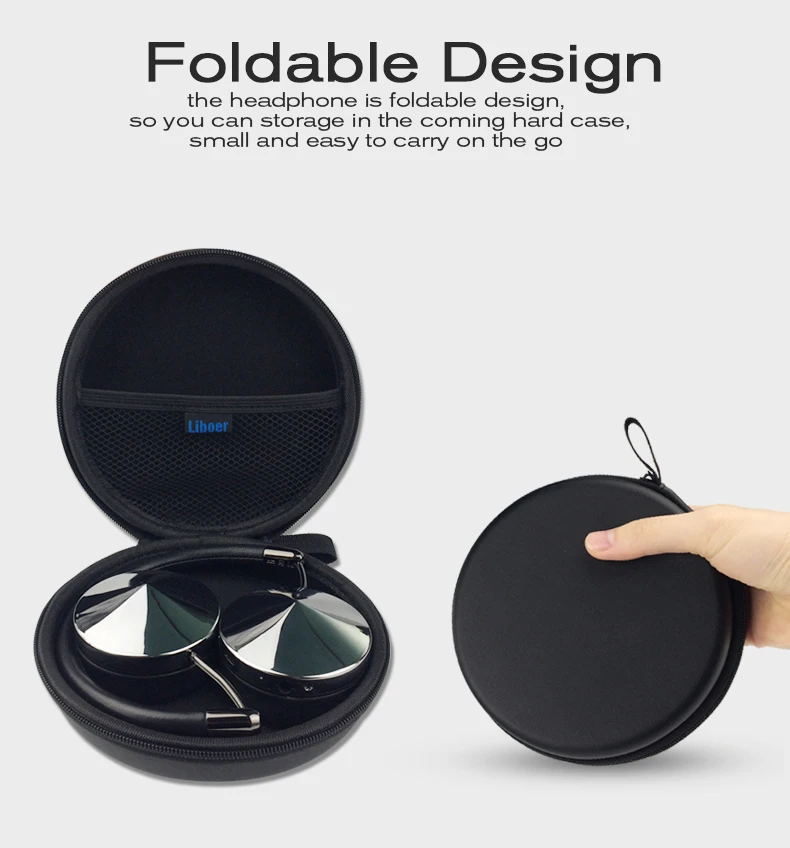 Fashion Rose Gold Wireless Bluetooth Headset Headphone with Microphone Stylish On Ear Share Headphone for Women Girl Liboer BT88 12