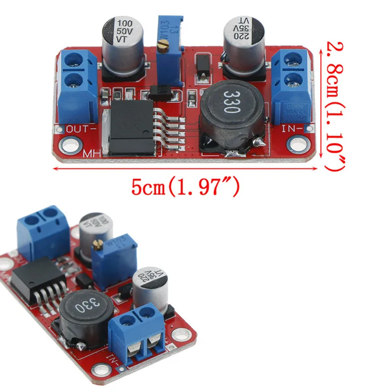 

High Quality 5A DC-DC Step Up Power Module Boost Volt Converter 3.3V-35V To 5V-40V