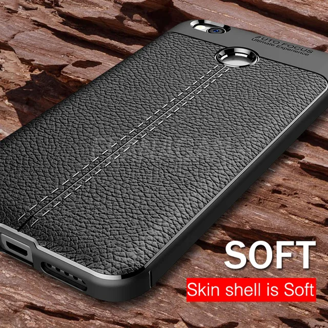 Special Offers Flanagan Ultra-Thin Soft Silicone Leather Case For Xiaomi Redmi Note 6 4 4X 5 Cover Cases For Redmi S2 6A 6 Pro Phone Case