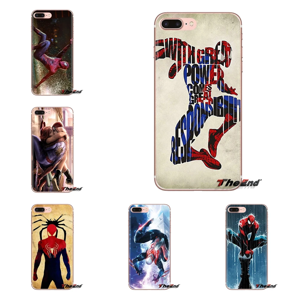 For Xiaomi Mi4 Mi5 Mi5S Mi6 Mi A1 A2 5X 6X 8 9 Lite SE Pro Max Mix 2 3 2S Phone Cover Housing Spider Man Marvel Avengers Hero |