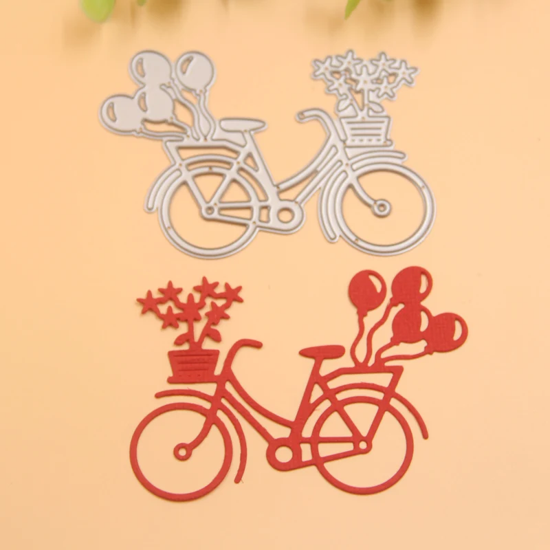Bicycle Shape Die Cut Photo Album Embossing Stamp Embossing Cutting Metal Dies Scrapbook Paper