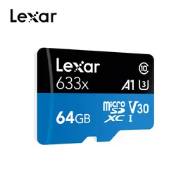 Lexar micro sd карта 32GB64GB128GB sd-карта до 95 м/с карта памяти C10 4k cartao de memoria класс 10 tf флэш-карта для планшета