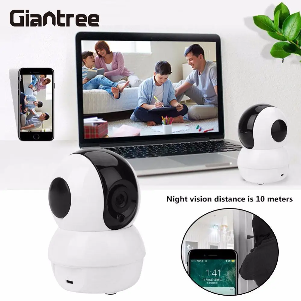 

giantree HD IP camera Baby Monitor WIFI IP Surveillance Wireless Camera Infrared Night Vision Indoor home Security