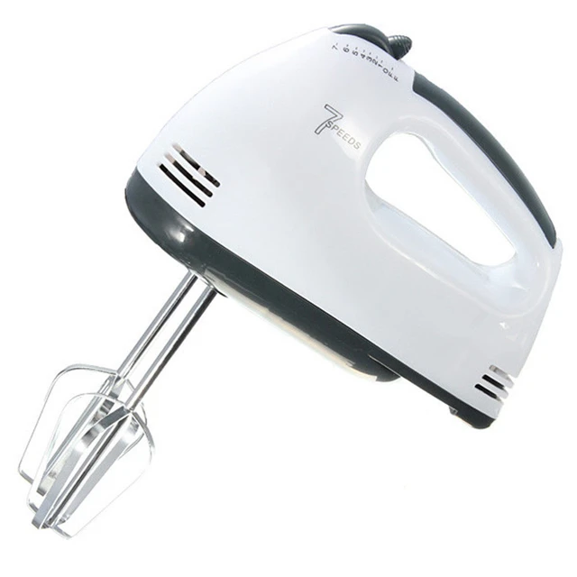 7 Speed Electric Hand cake Mixer machine Whisk Egg Beater Cake Baking Mains  Powered 180W 220V