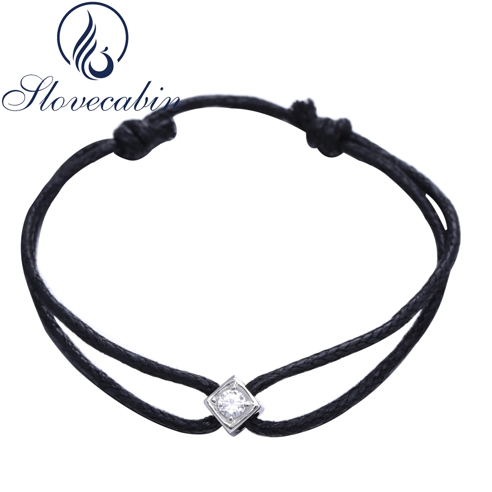 Lovecabin старинный серебряный браслет 925 пробы серебряные пузыри черный браслет-веревочка для женщин модные роскошные ювелирные изделия