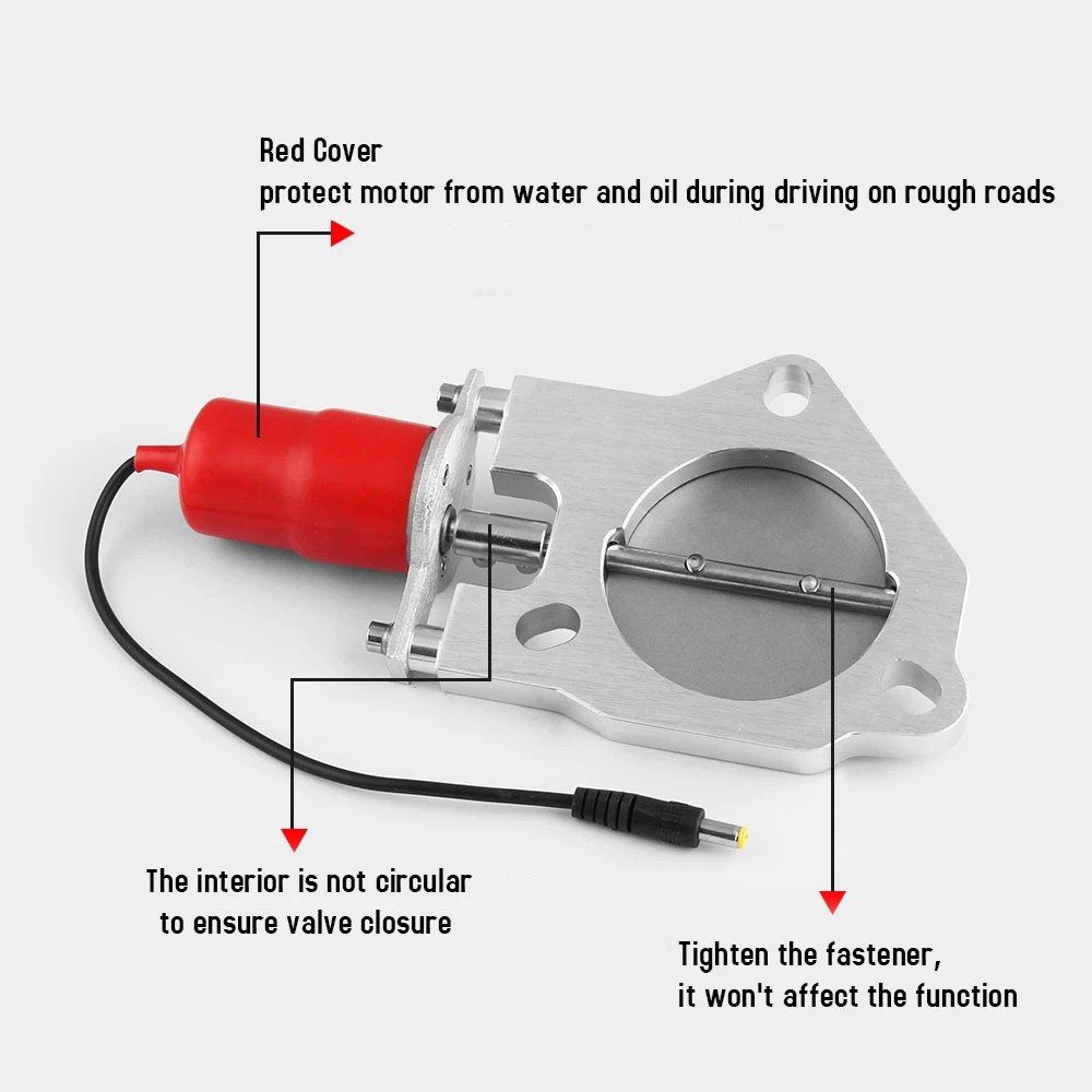 Гоночный автомобиль Электрический выхлоп дистанционного клапана 2,5/3 дюйма вырезанный контроль двигателя комплект из нержавеющей стали авто аксессуары