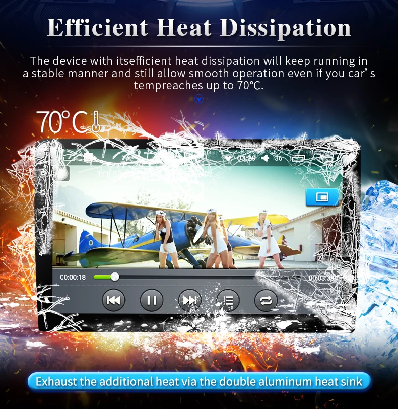 Excellent Octa Core Android 8.1 4GB RAM 64G ROM Car DVD GPS Navigation Player Deckless Car Stereo For Toyota YARIS Vios 2017 Radio 5