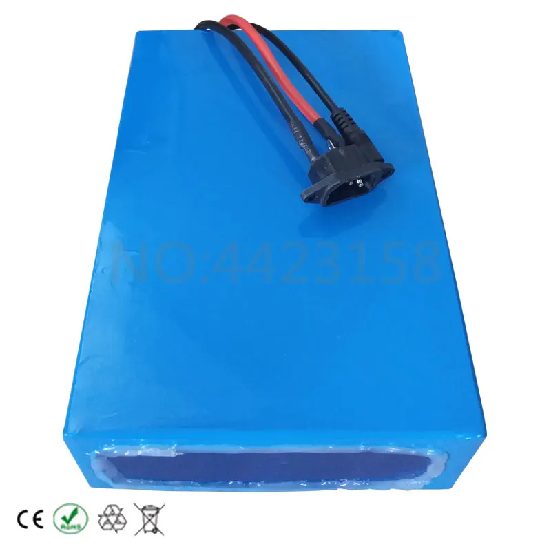 Литиевая батарея 48v 25Ah 2000W с 5А зарядным устройством встроенный 50A BMS Электрический