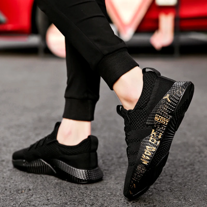 

Flying woven mesh shoes men's shoes trend wild breathable men's sports shoes running shoes summer mesh tide shoes mens shoes