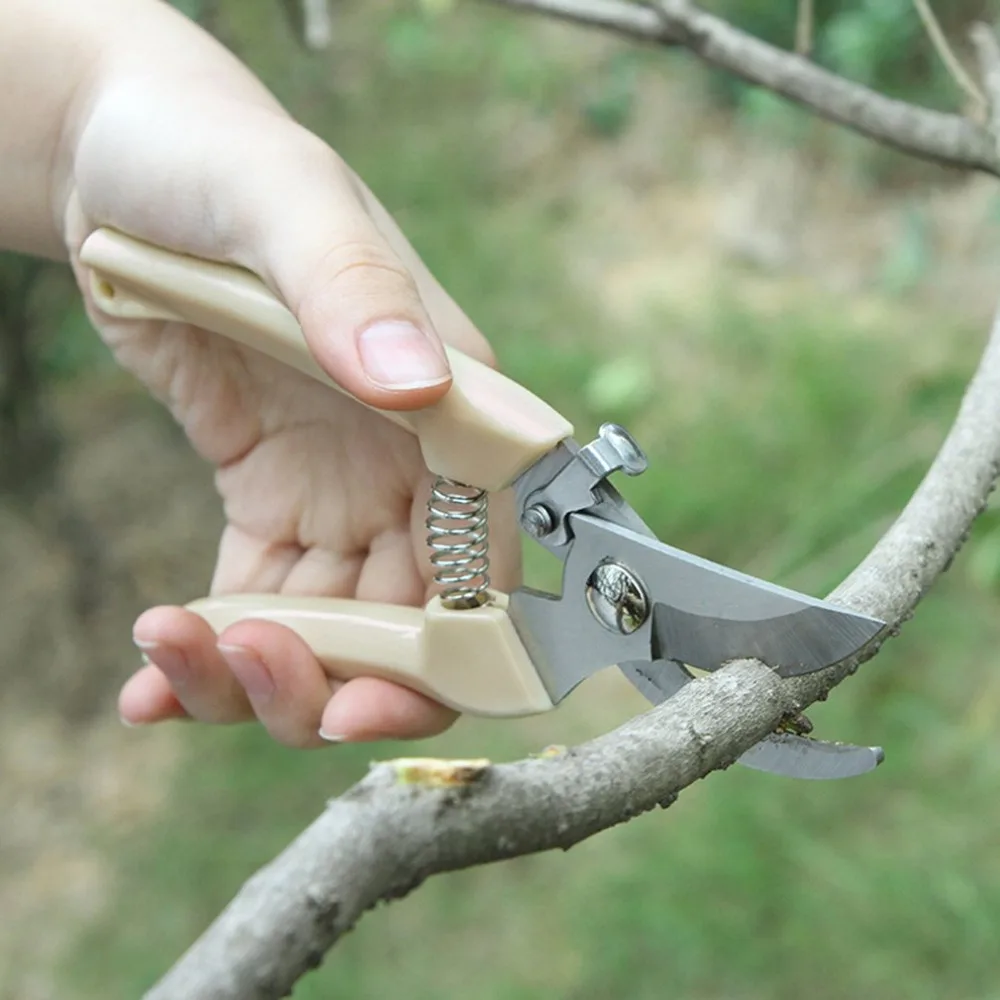 Stainless Steel Garden Scissors Grafting Tool Fruit Tree Pruning Shears Bonsai Pruners Garden Shears Gardening Secateurs Scissor
