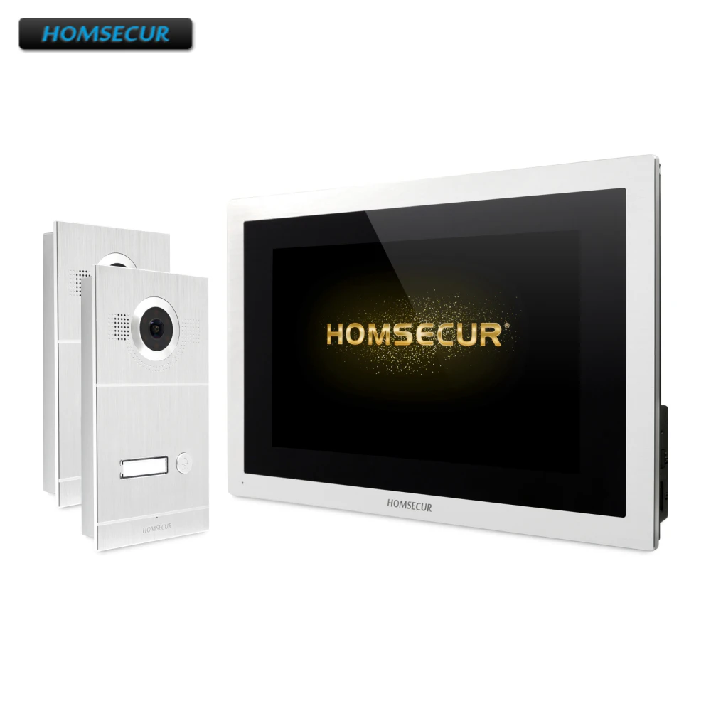 HOMSECUR 10\ AHD Video Door Entry Security Intercom CCTV Camera Supported for House/Flat BC121HD-1S+BM114HD-S