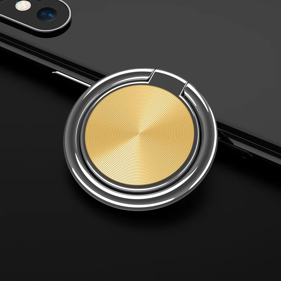 FLOVEME палец с подставкой-держателем в виде кольца для телефона Универсальный 180 поворот для iPhone X SE 5 5S 6 7 8 Xiaomi подставка-держатель для смартфона Держатели - Цвет: CD Pattern Gold