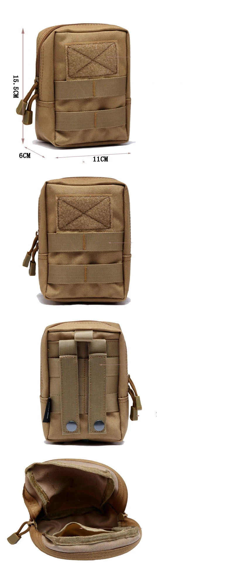 1000D Outdoor Military Tactical Waist Bag Multifunctional EDC Molle Tool Zipper Waist Pack Accessory Durable Belt Pouch (16)