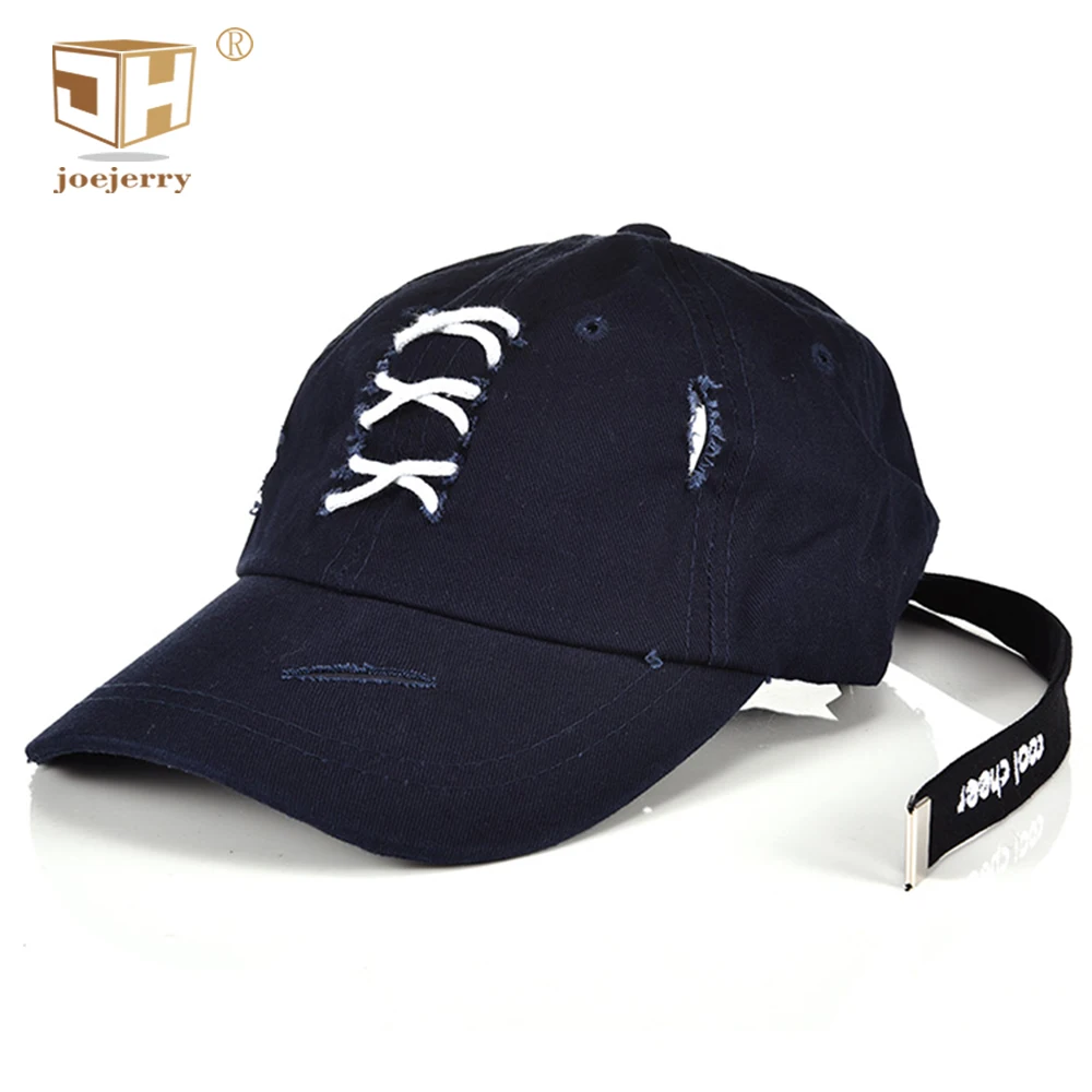 JOEJERRY Long Strap Men Cap Rap Baseball Cap Hiphop Rope Hat Korean Sun