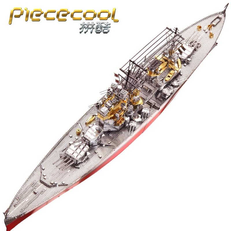 Piececool HMS металлический пазл принца уэлса 3D военная модель игрушки Пазлы наборы военный линкор Главная сила британского флота