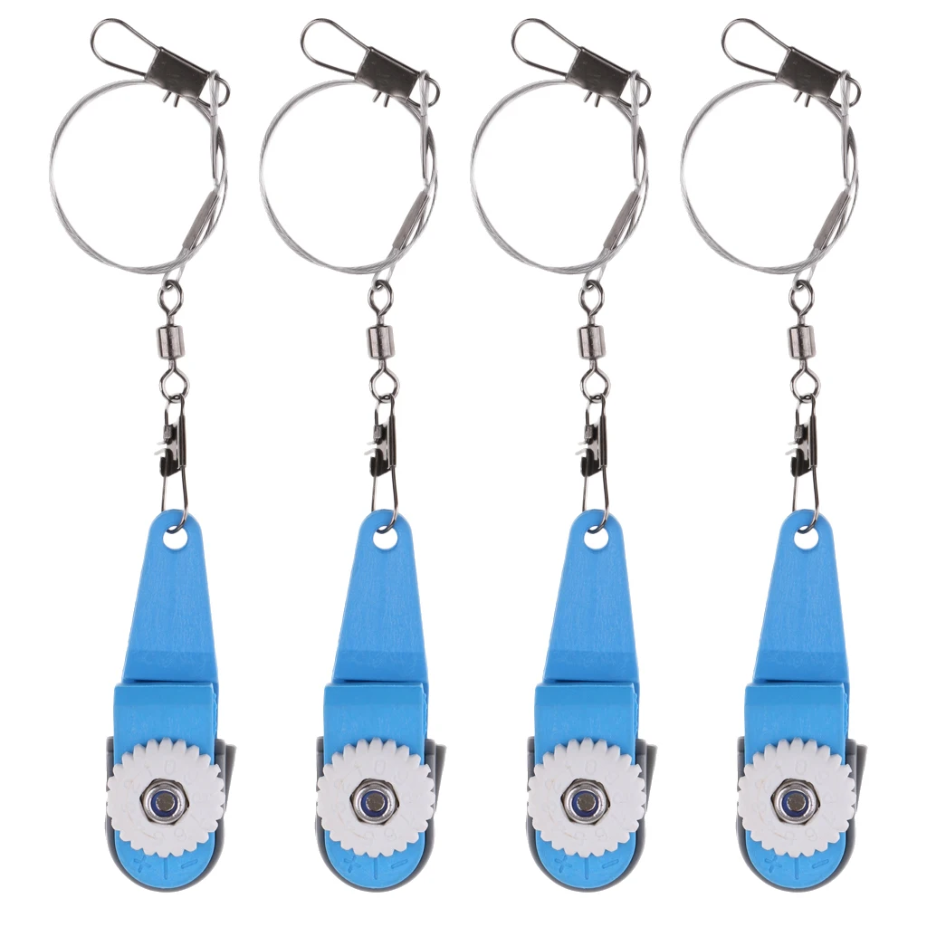 4pcs  Stainless Steel Heavy Duty Trolling Clips Outrigger Release Downrigger Power Grip