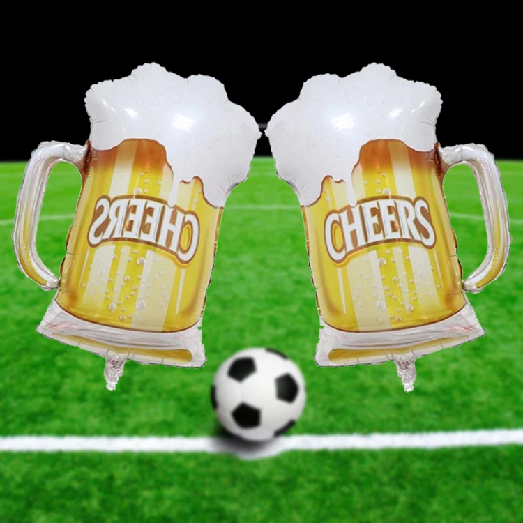 

Giant size Cheer Beer Cup balloon Wine cup Foil balloon Aluminum Balloon Birthday Party Decoration party Supplies