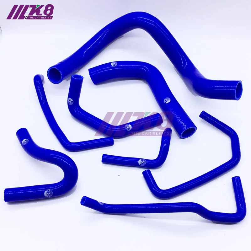 

Silicone Radiator Hose For Mazda mx-5 nb 1800cc 1998-2004 red/blue/black 8 PCS