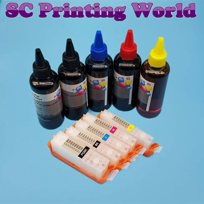 Чернильный картридж PGI850 CLI851 для Canon PIXMA IP7280 MG5480 MG5580 MG6400 MX928 MX728 iX6880 iX6780|Чернильные