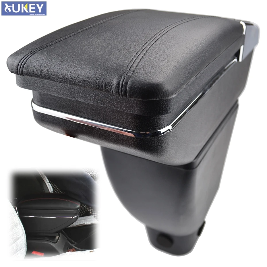 

Center Centre Console Storage Box For Toyota Yaris Vitz Echo 1998-2005 Armrest Arm Rest Rotatable 2000 2001 2002 2003 2004