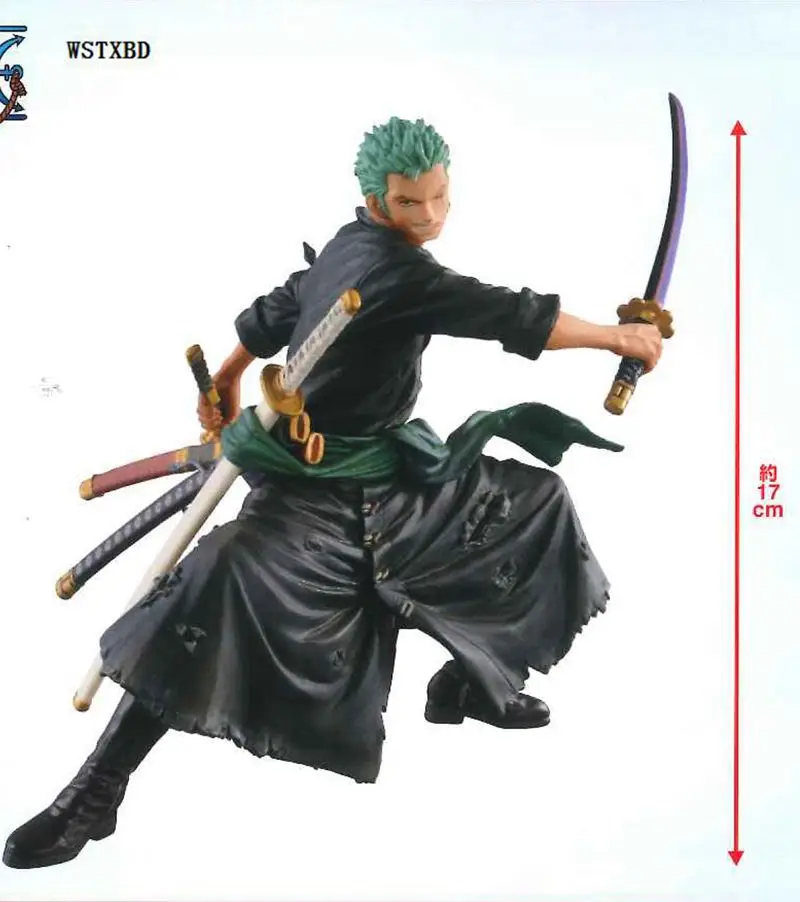 

WSTXBD Original BANPRESTO One piece OP Zoukei Monogatari Zoro Special Color PVC Figure Toys Figurals Dolls