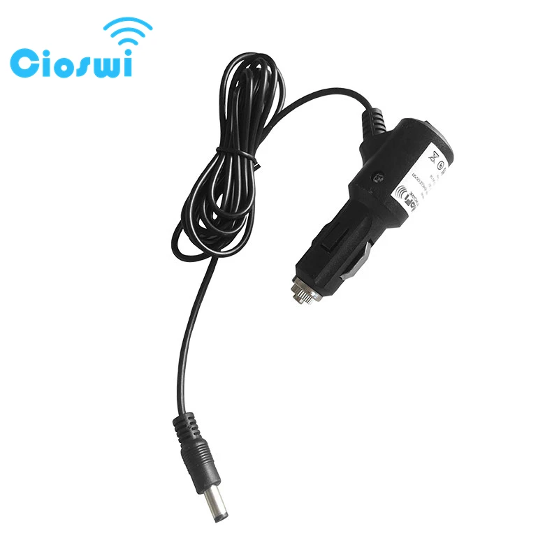 

Cioswi DC 12V EMARK Certification Car Power Adapter 2M Cable Charge Adapter Cord UL Certification 5*2.5mm