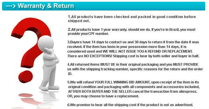 Return your item
