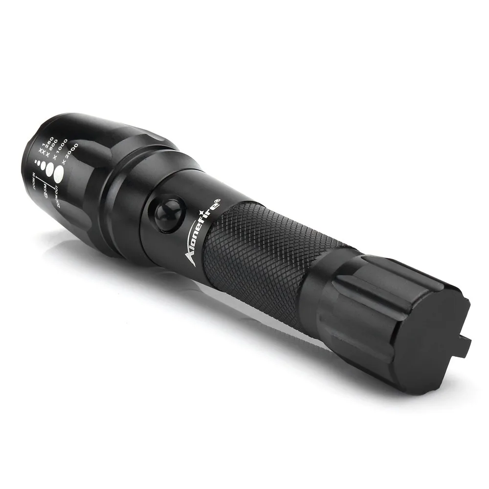 Alonefire G900 CREE XM-L T6 светодиодный 5000lm Водонепроницаемый Масштабируемые фонарик с 18650 Перезаряжаемые Батарея и Зарядное устройство