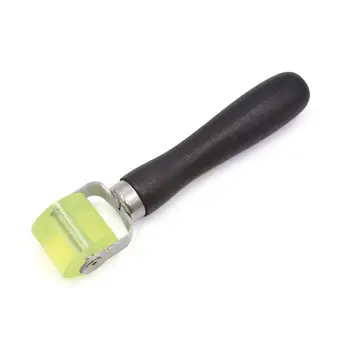 

uxcell Black Wooden Handle Yellow Roller Auto Car Audio Sound Deadening Application