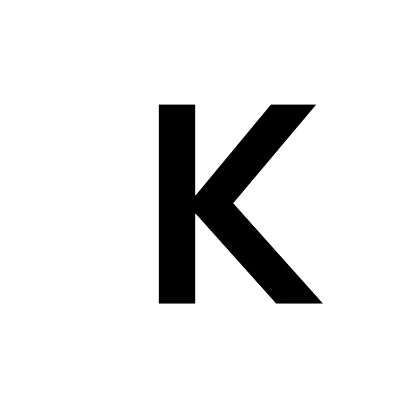 K Унисекс, золото, серебро, цвет, A-Z, 26 букв, первоначальное имя, кольца для мужчин и женщин, геометрический сплав, креативные кольца на палец, ювелирные изделия - Цвет основного камня: K