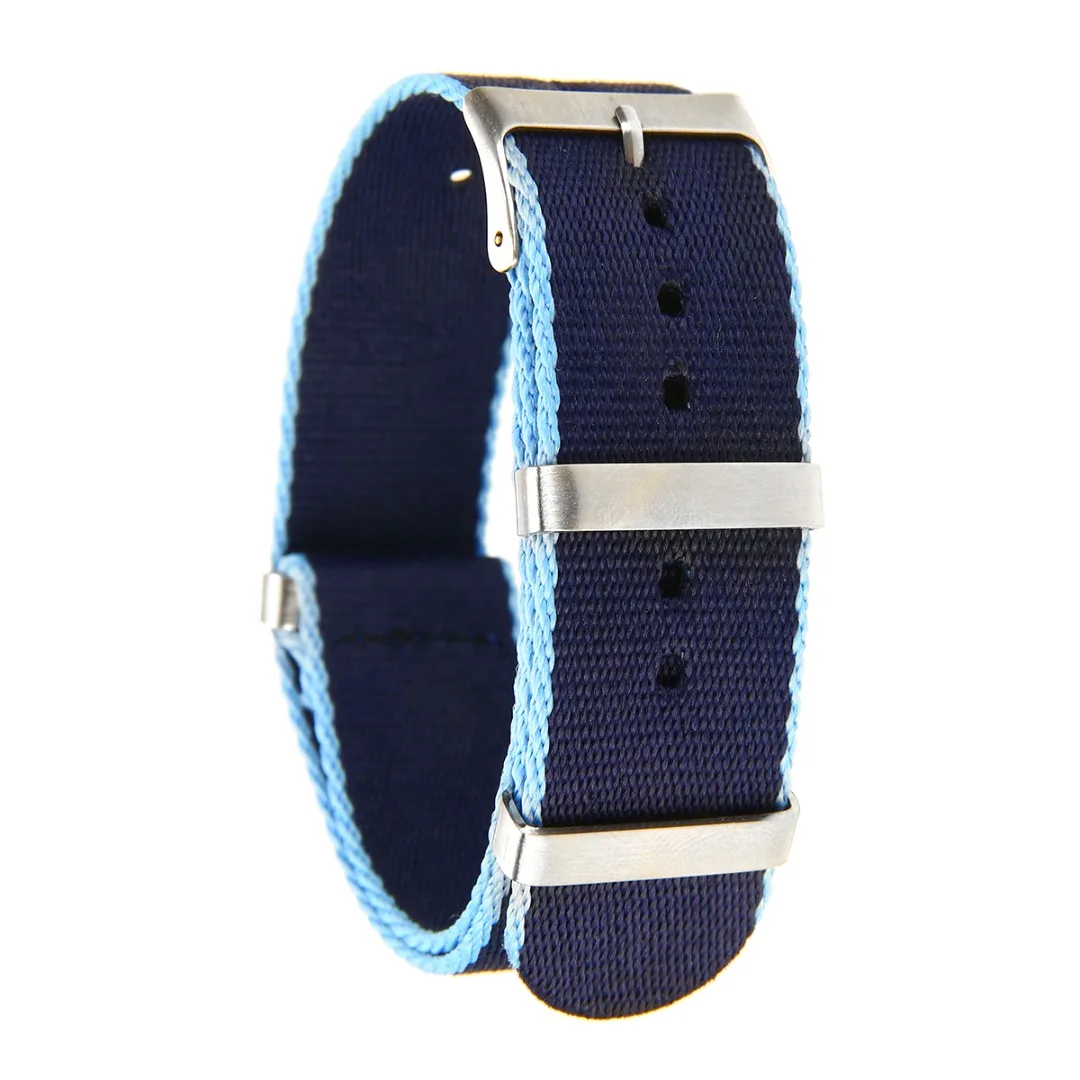 Shellhard Causal 22mm Fashion Military Nylon Wrist Watch Band Unisex 8 Colors Nylon Watch Straps Replacement Belt For Watches