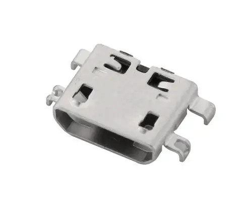 10 шт. Micro USB тип данных B гнездо 5Pin SMT SMD разъем для пайки 4 ножки DIP Разъем плоский рот