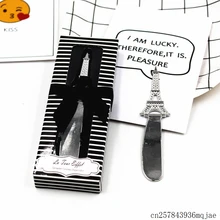 Butter-Knife Cheese Spreaders Dessert 50pcs Jam in Gift-Boxes Eiffel-Tower Wedding-Gift-Favors