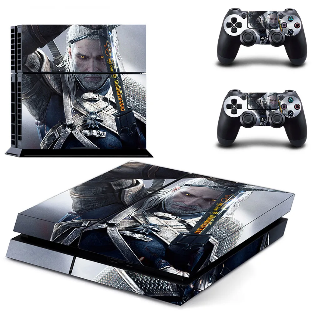 

The Witcher 3 Wild Hunter PS4 Skin Sticker Decal for Sony PlayStation 4 Console and Controller Skin PS4 Stickers Vinyl Accessory