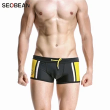 Новые лоскутные 4 цвета мужские плавки Мужская купальная одежда, шорты для купания купальник Красивые трусы боксеры