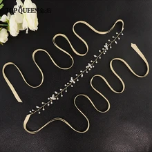 TOPQUEEN SH11-G пояс невесты Свадебные аксессуары ремни Ремешок для свадебного платья для невесты подружки невесты платье пояс для женщин