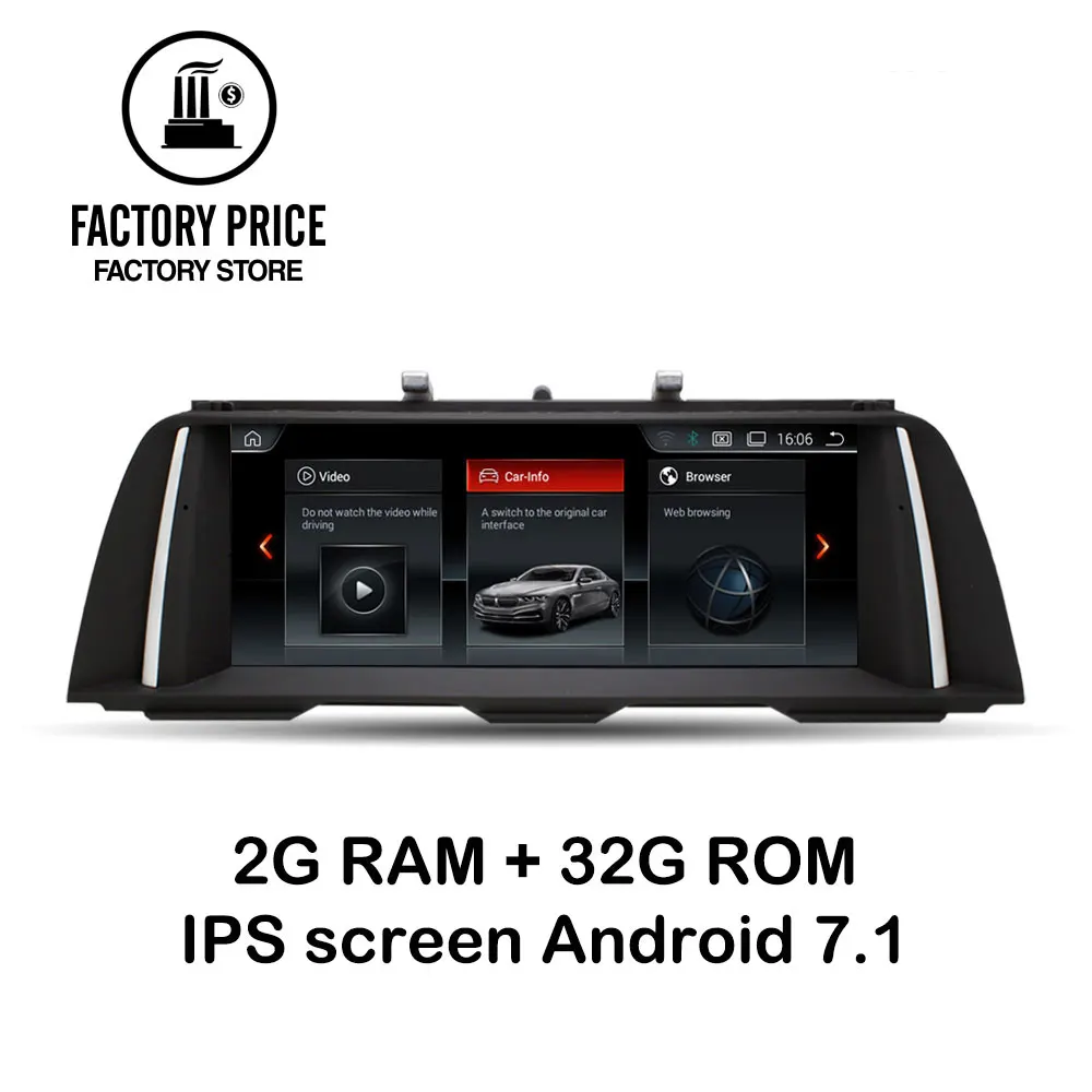 

Germany Free Shipping 10.25" Android Screen ID6 Interface multimedia player For BMW Series 5 F10 F11 GPS Navigation