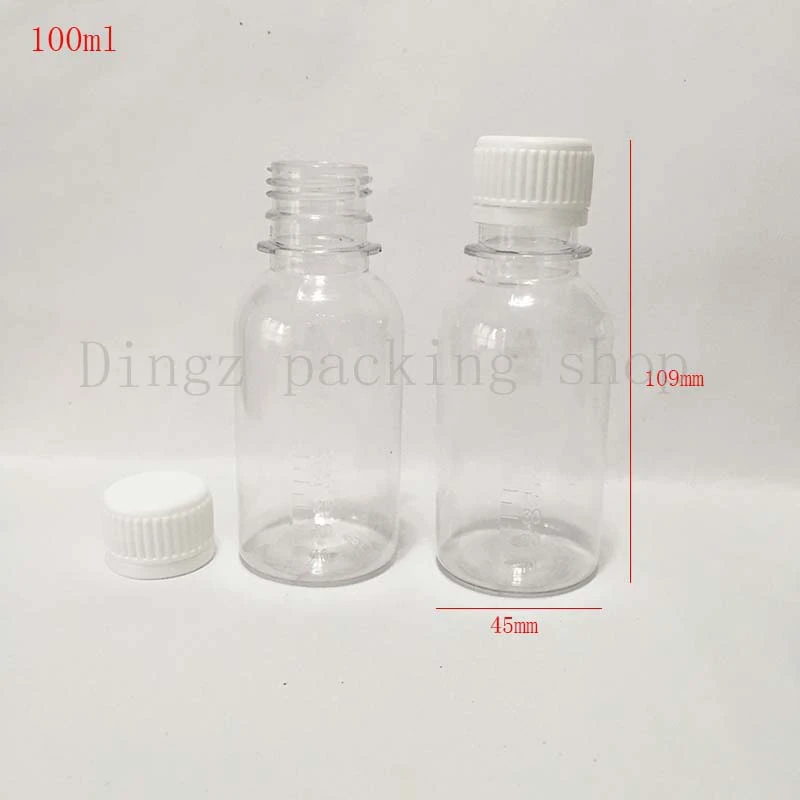 50ピース ロット 100ミリリットル空のプラスチック液体ボトル100cc小さなサンプルボトル測定スケール Empty Plastic Plastic Empty100ml Empty Bottles Aliexpress
