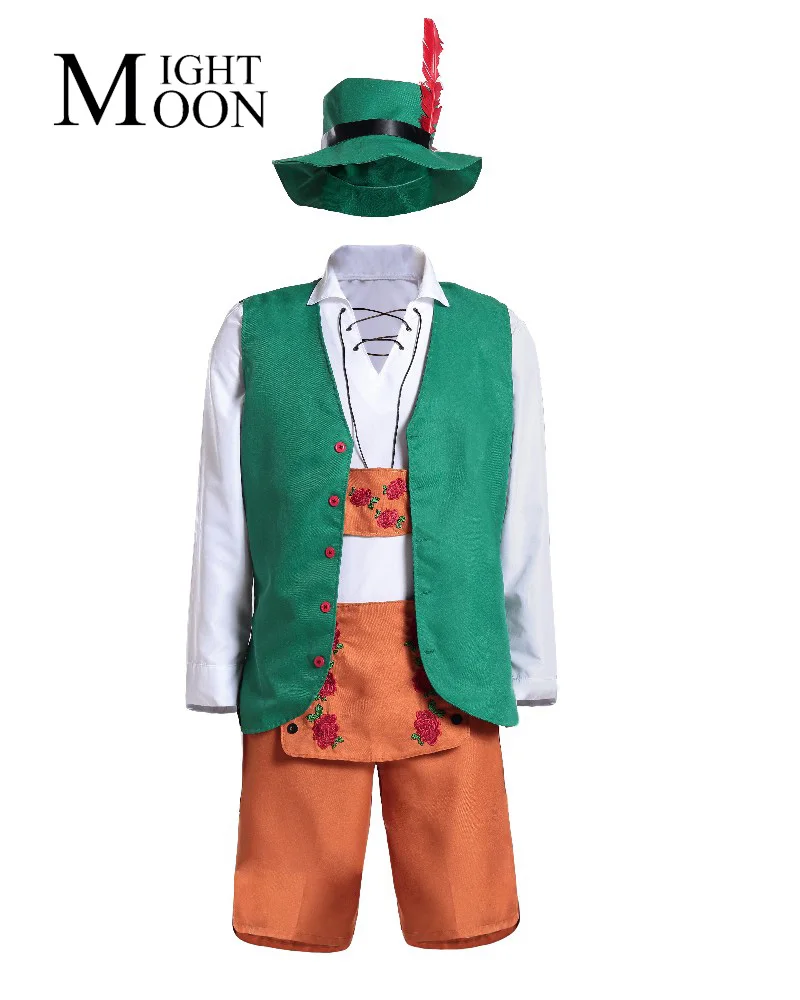 MOONIGHT 2018 Men German Beer Costume Bavarian Oktoberfest Beer