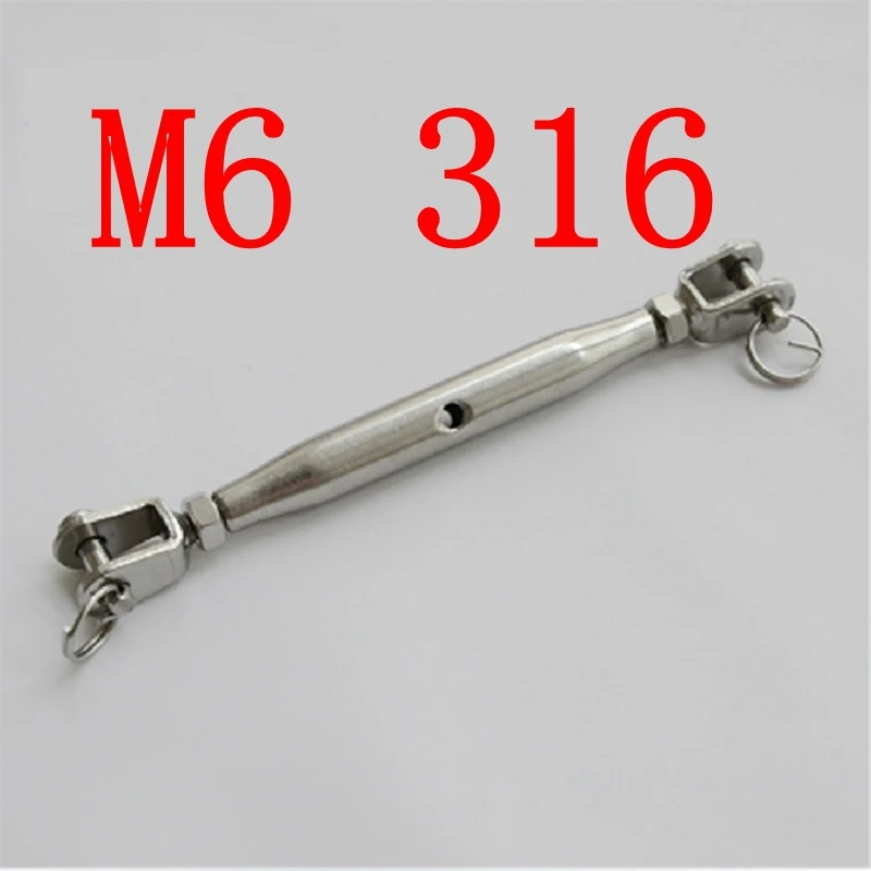 Buy M6 316 Grade Closed Body Turnbuckle,Jaw to Jaw