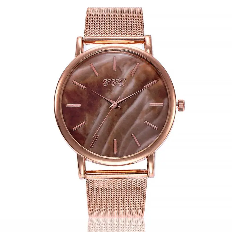 Женские часы высокого качества стеклянные кварцевые наручные часы Роскошные модные часы из нержавеющей стали женские часы Relogio 18MAY8 - Цвет: A