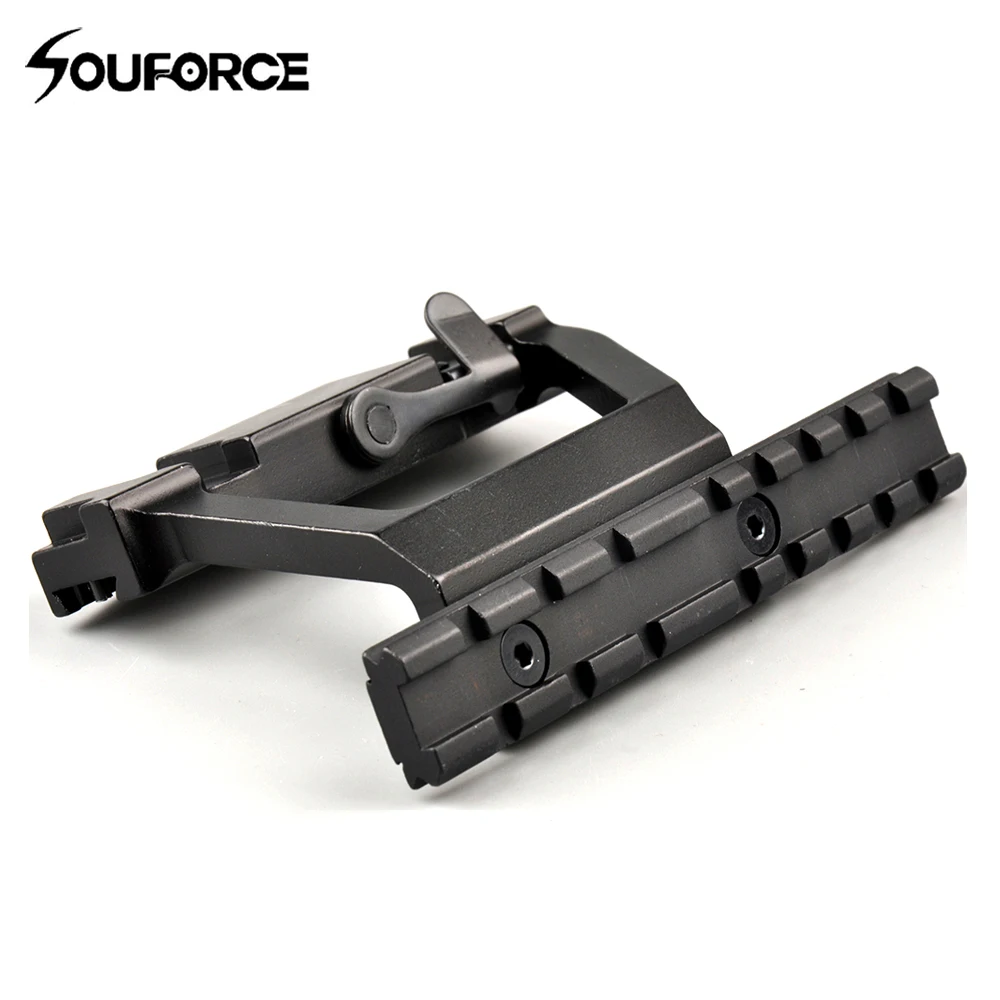 

Heavy Duty Quick Detach 20mm Rail Lock Scope Mount For AK Side Base Mount AK 74U SVD AK 74 Mount Rifle Hunting