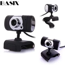 Веб-камера Basix USB веб-камера высокой четкости веб-камера с микрофоном клип-на для Skype для Youtube компьютер ПК ноутбук камера для ноутбука