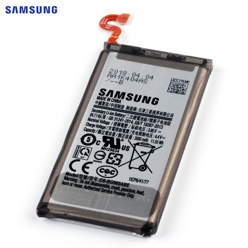 Samsung сменный аккумулятор EB-BG960ABE для samsung GALAXY S9 G9600 SM-G960F SM-G960 G960F G960 3000 мАч аккумулятор для телефона