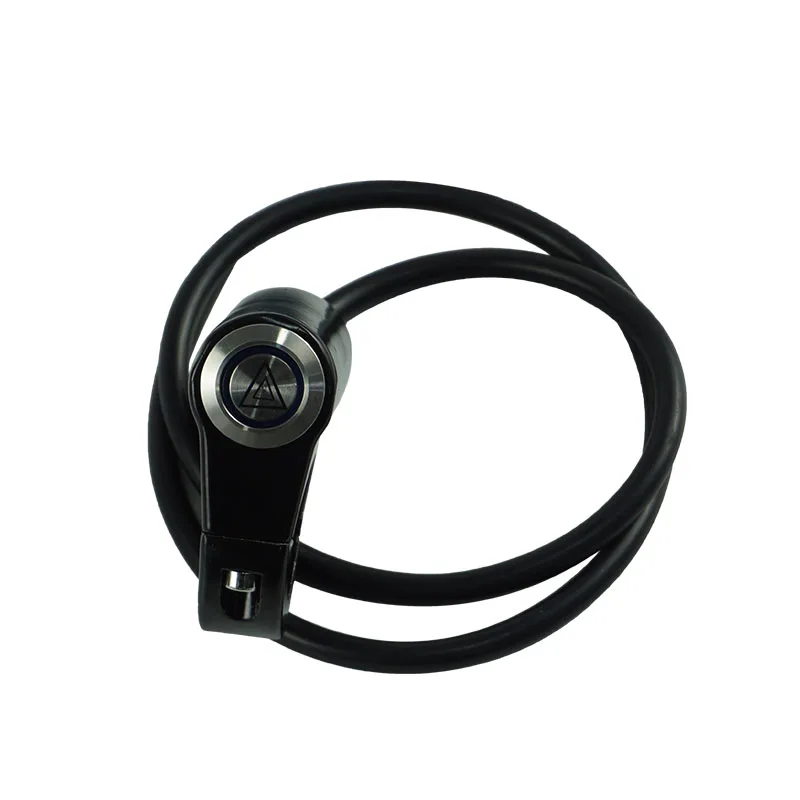 Interruptor de Luz de Emergência para Guidão Botão de Ligação Pisca de Sinal de Luz de Emergência 22mm com Led Desligamento Flash Duplo 8 - 7 12 Chaves da motocicleta