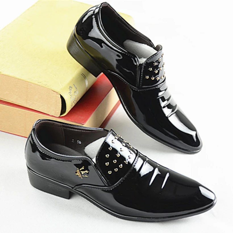 MEIZI Men Leather Shoes Casual 2018 Autumn Fashion Shoes