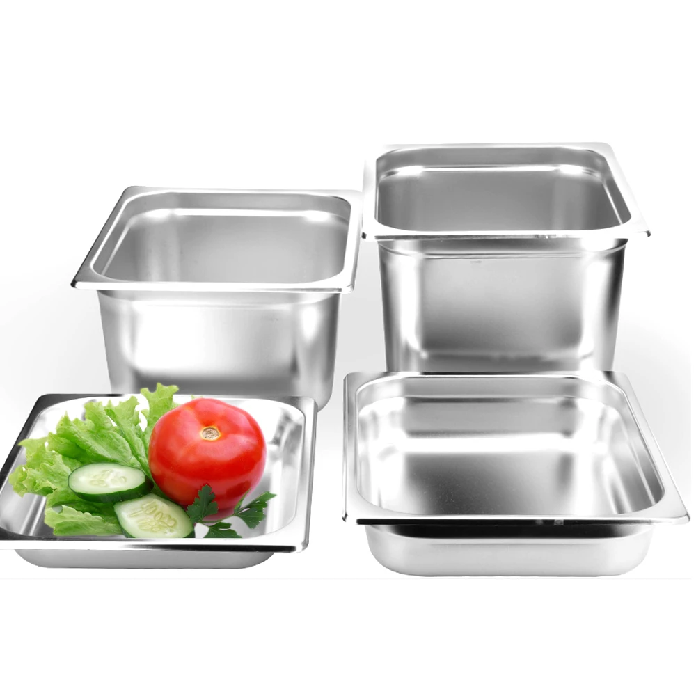 Kitchen Accessories 6pcs/lot Soup Pot 1/3" STAINLESS STEEL STEAM TABLE